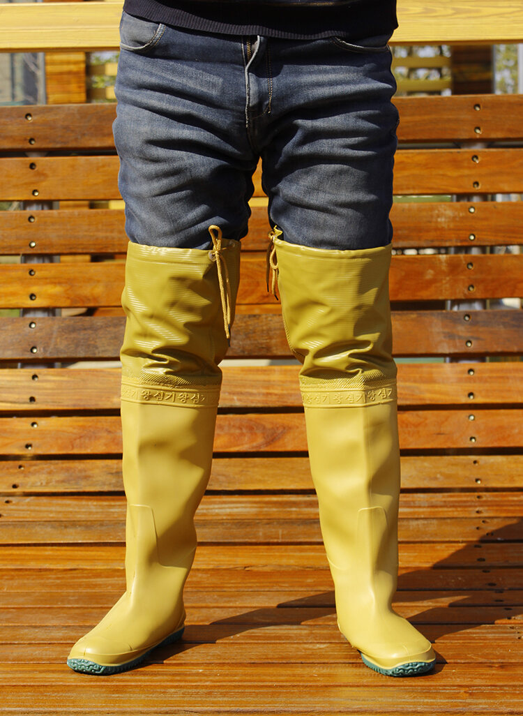 knee high fishing boots