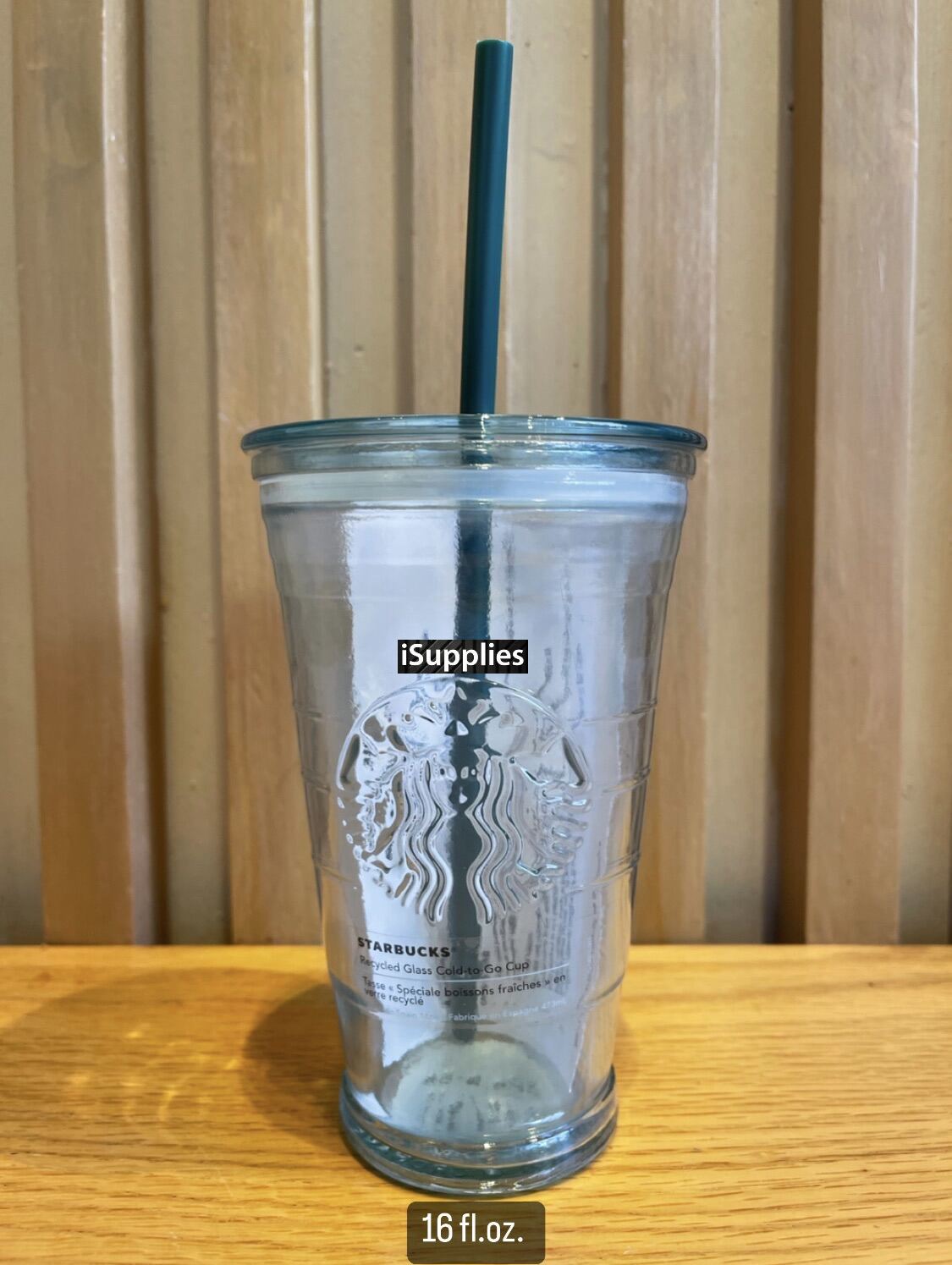 Starbucks Recycled Glass Cold to Go Cup