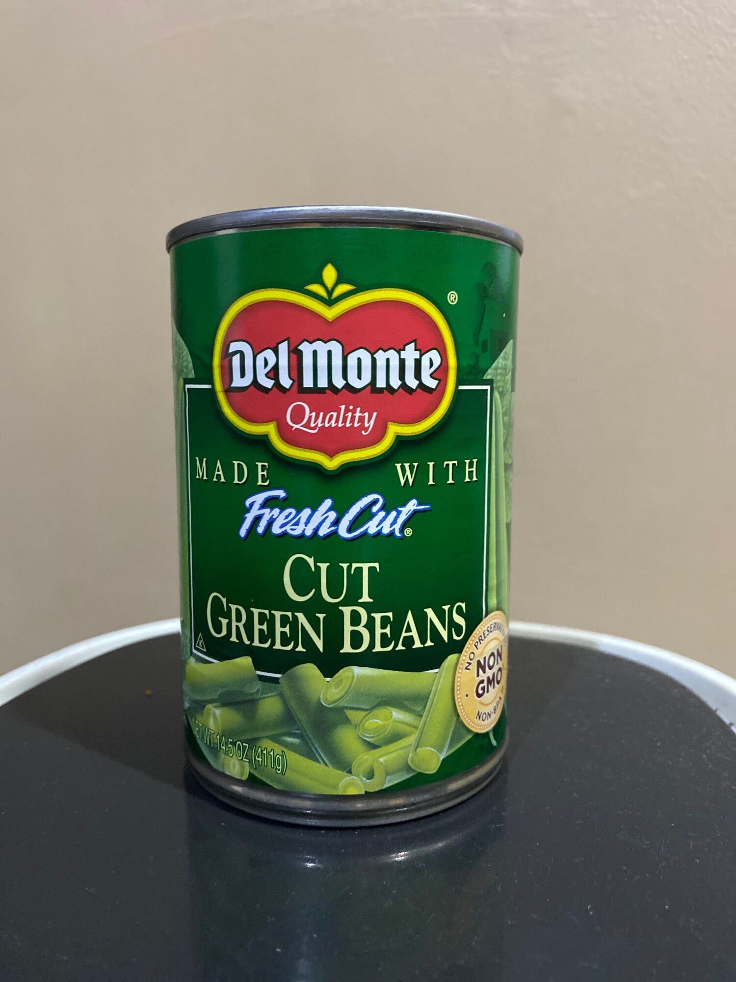Cut Green Beans 411g (Del Monte, Deshler, Stokely's, Lakeside, Raley's