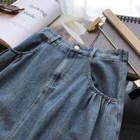 AIYITI | Retro Denim A-Line Plus Size Summer Skirt