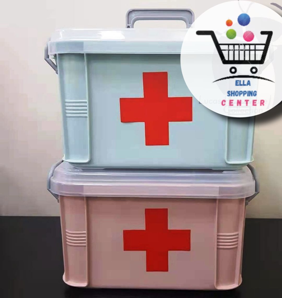 FIRST AID KIT MEDICINE BOX WITH DIVIDER MEDICAL BOX | Lazada PH