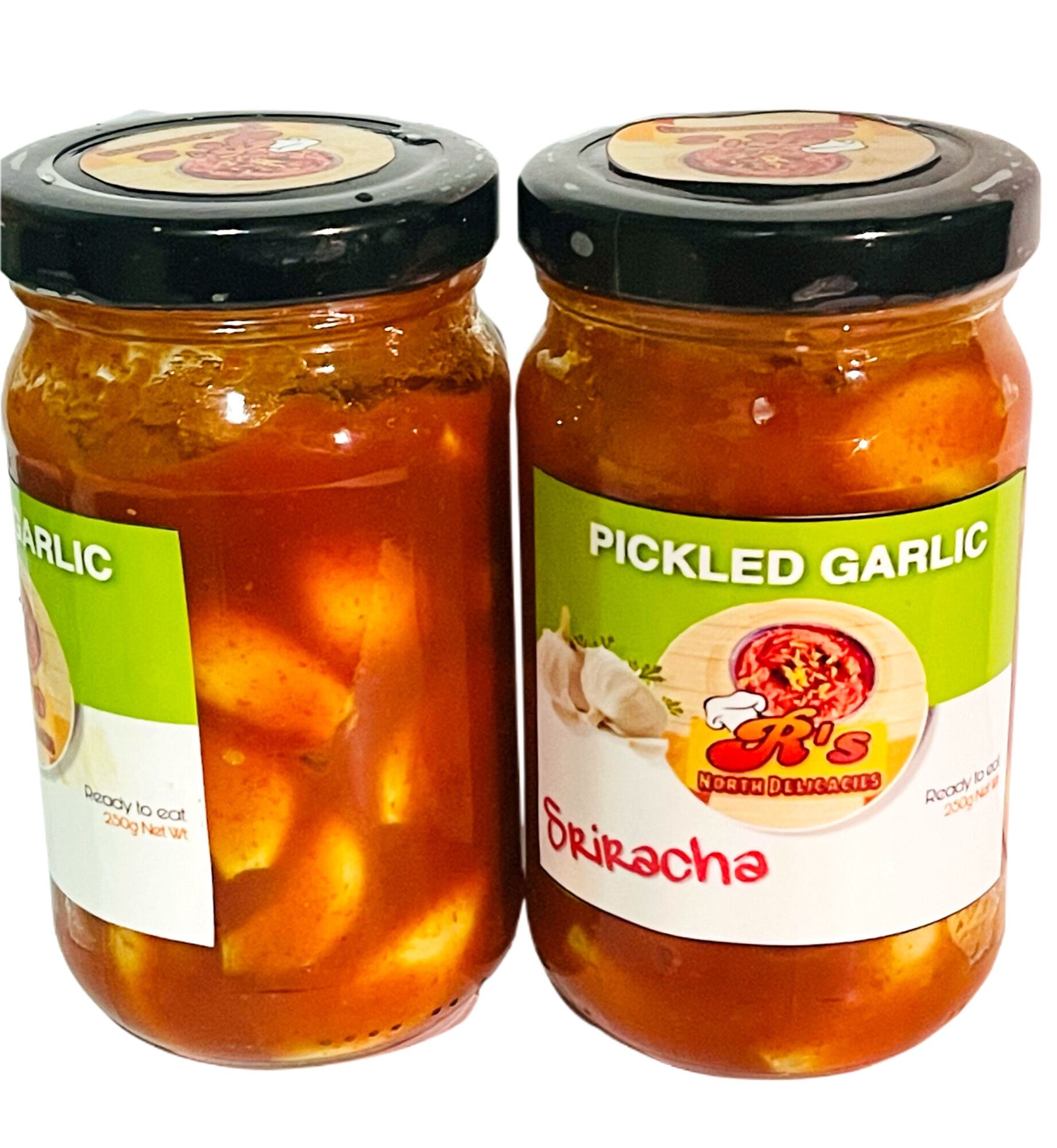 Pickled Garlic with Sriracha All Natural Good for Diabetic