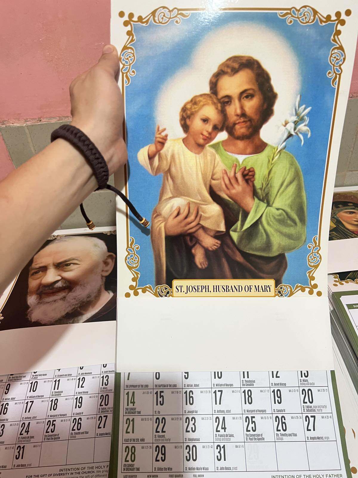 St. Joseph Wall Calendar 2024 | Lazada PH
