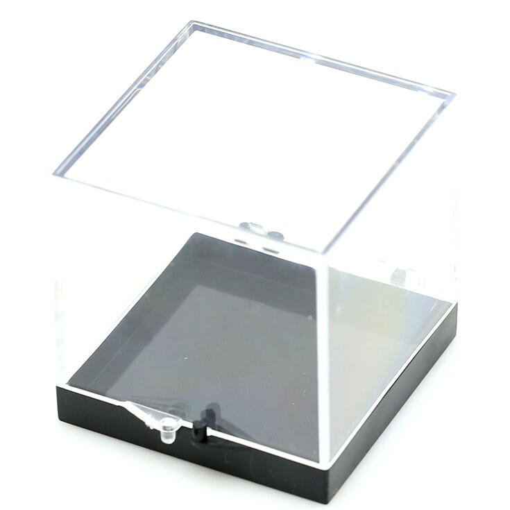 Acrylic Transparent Mineral Crystal Specimen Storage Box Fossil Raw Stone Display Case Jewelry Organizer Box Sample Case. 