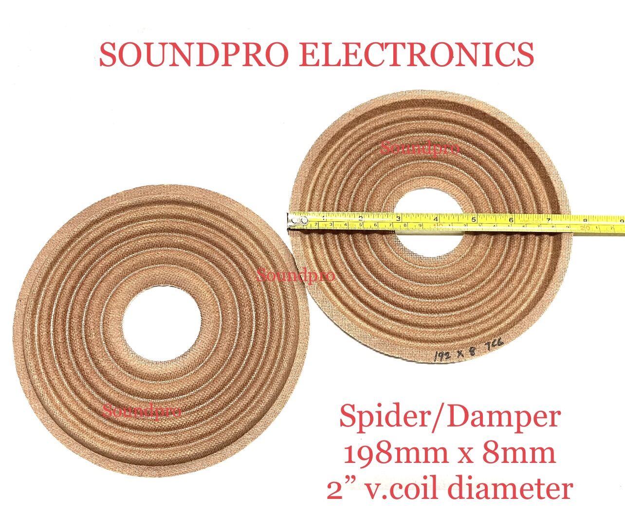 Speaker Damper/Spider BIG (198mm x8mm) SPIDER DAMPER SPEAKER KIT