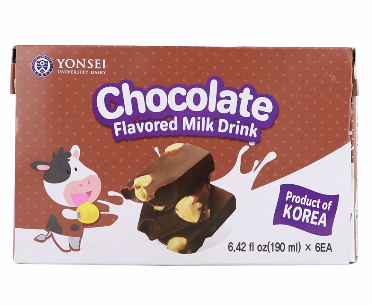 Yonsei University Dairy Chocolate Flavored Milk Drink (6 pcs) Lazada PH
