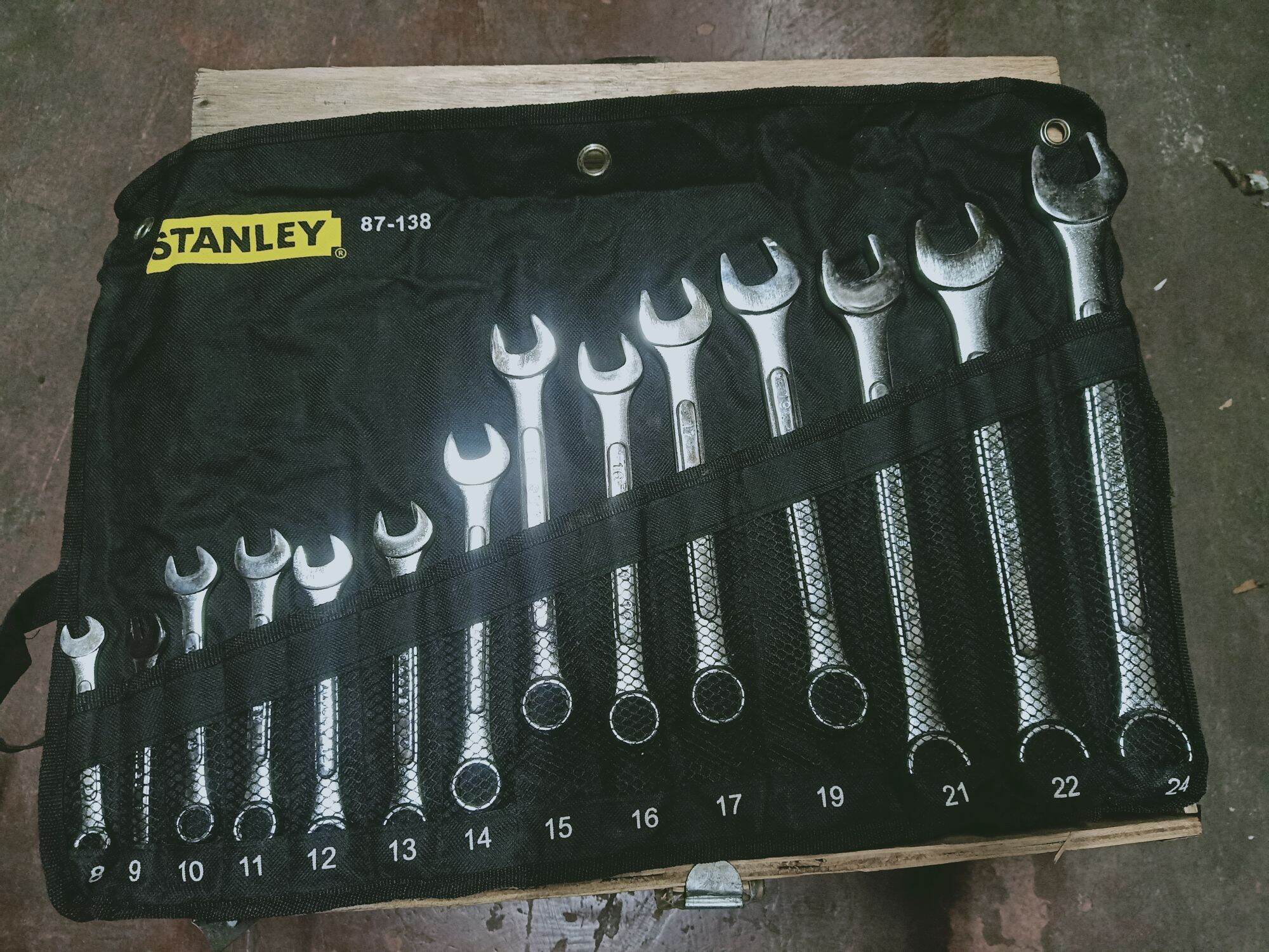 STANLEY COMBINATION WRENCH SET 87138 824 MM 14 PCS COMBINATION