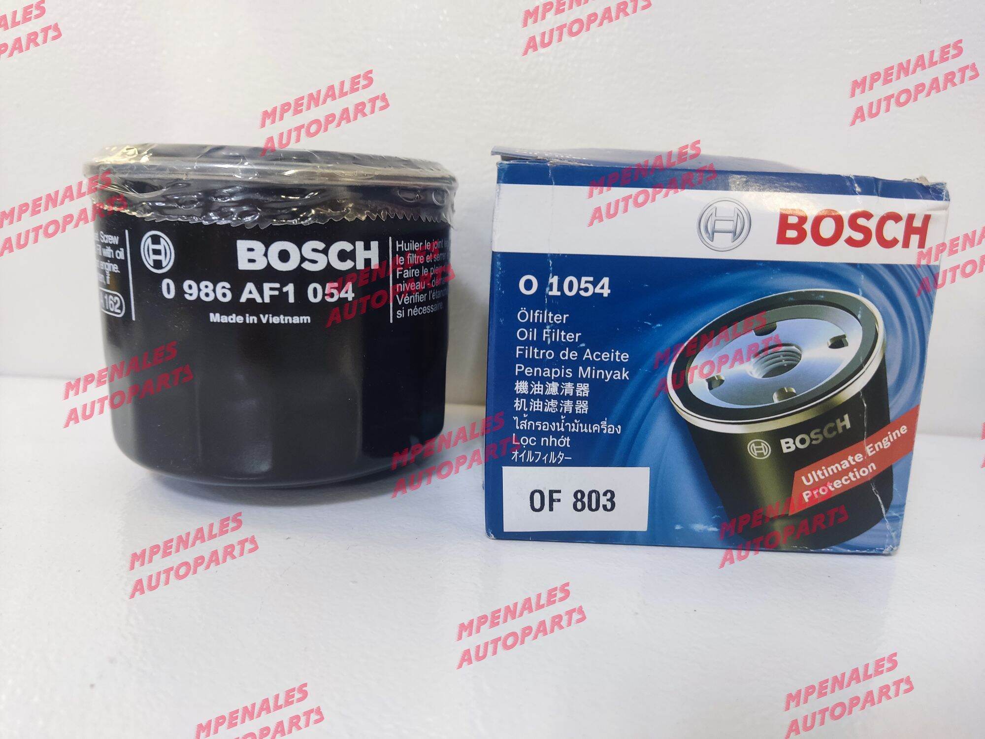 Oil Filter Bosch 0 986 AF1 054 - 4HFKO 054 VIC # OF 803Application: ISUZU GEMINI (DSL) 4FB1,C240-C190 (Short Type), HONDA CIVIC '72-'79