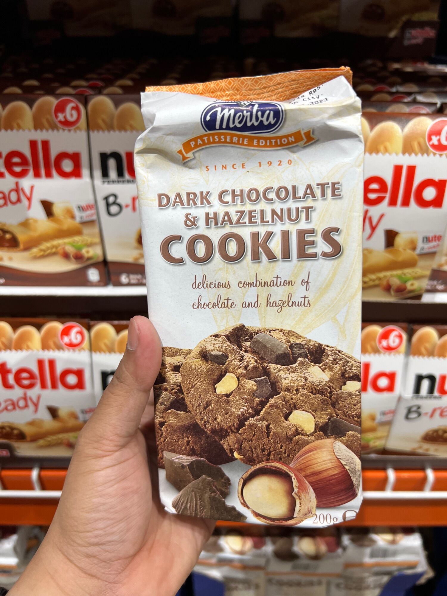 MERBA DARK CHOCOLATE & HAZELNUT COOKIES Lazada PH