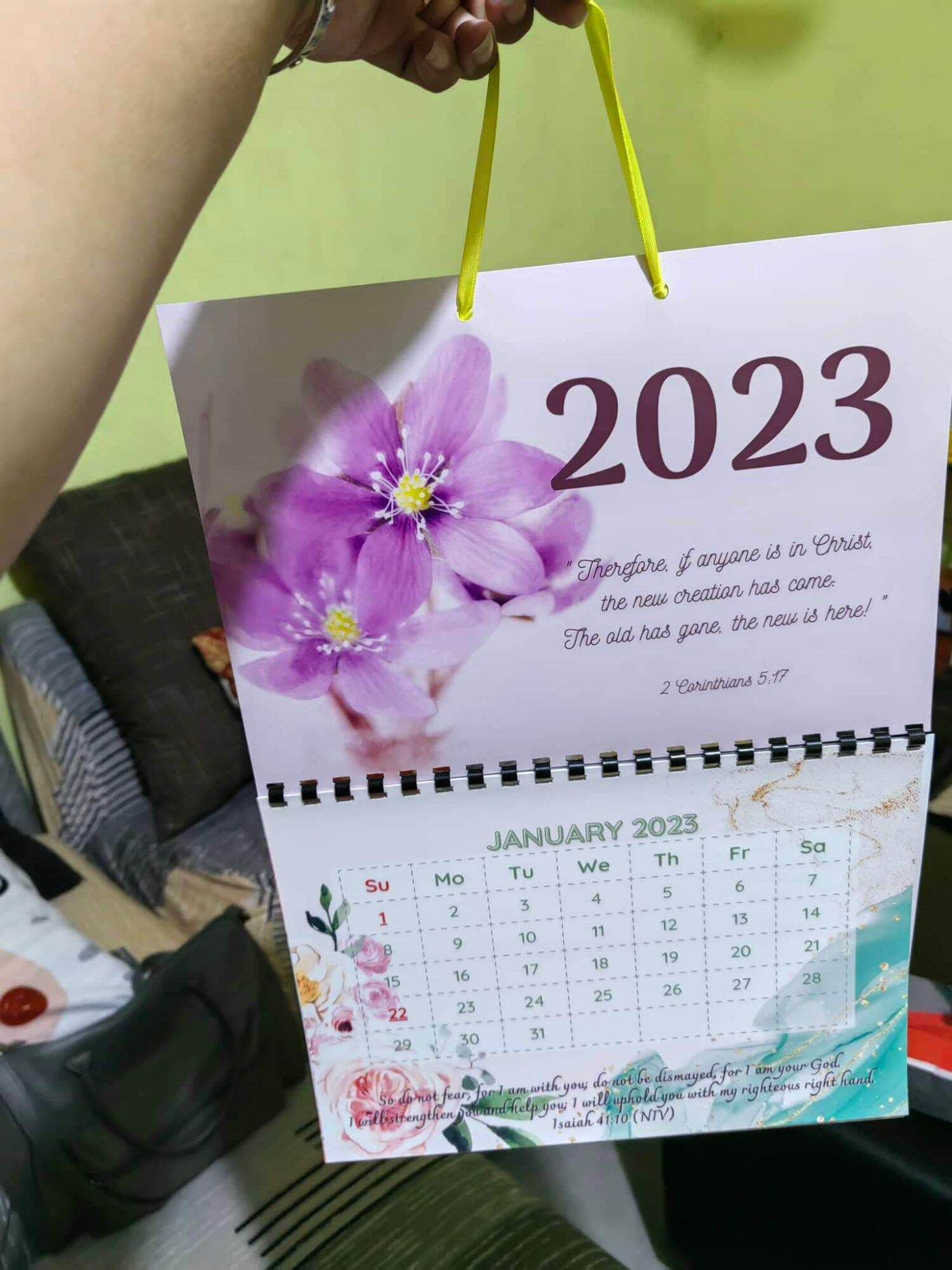 2023 Bible Verse Wall Calendar Lazada PH