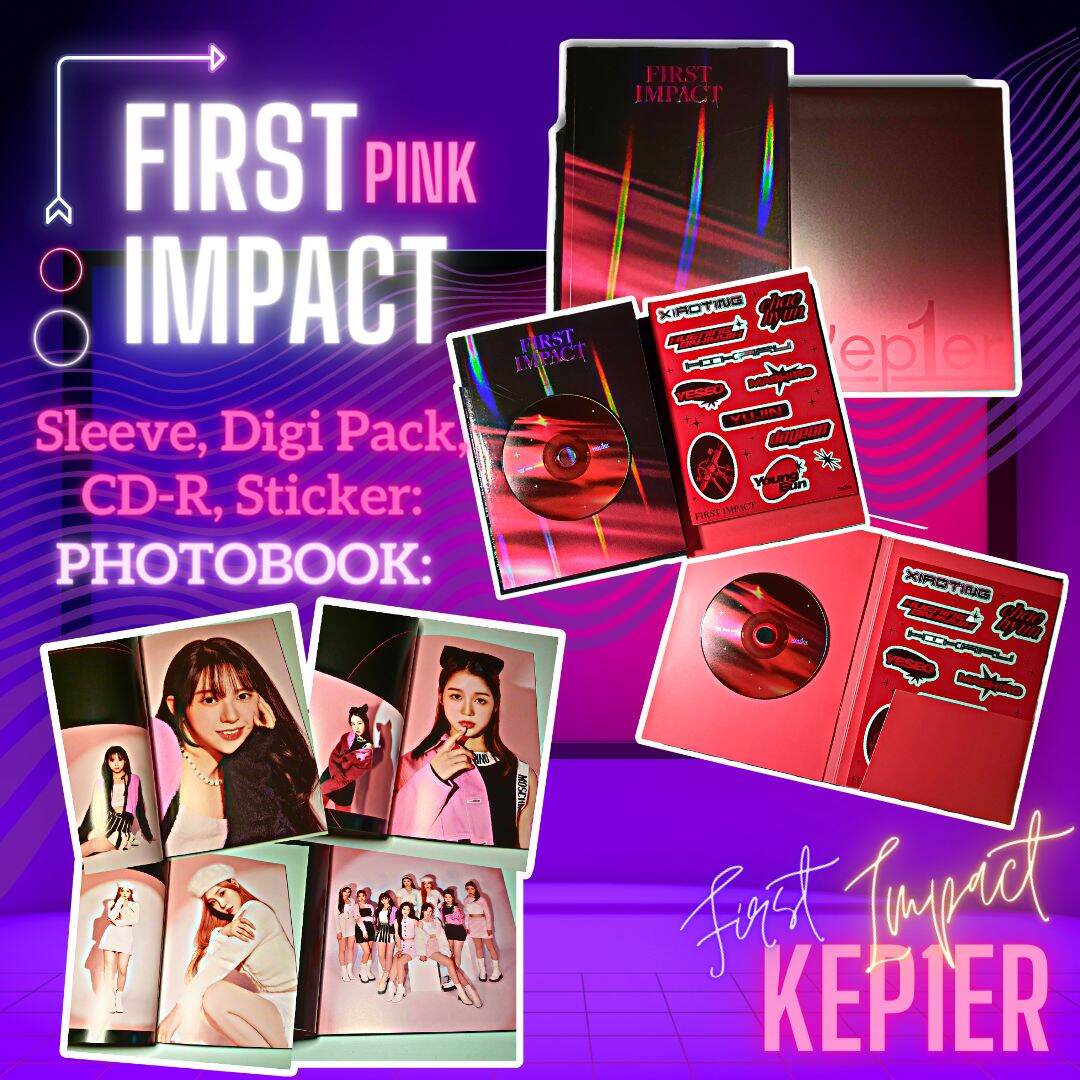 KEP1ER - FIRST IMPACT - 1st Mini Album Unsealed | Lazada PH
