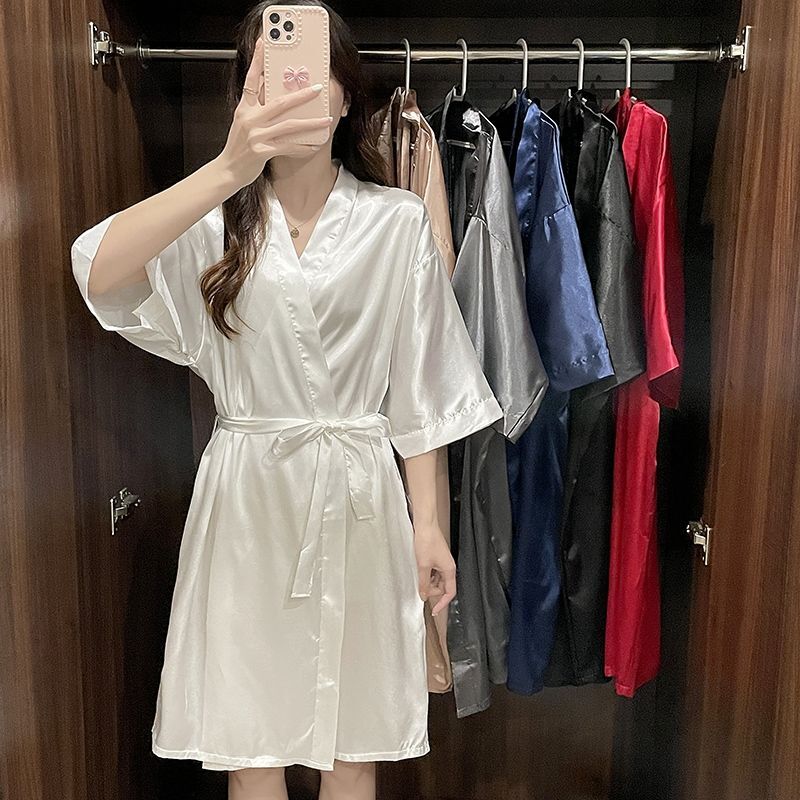 Buy Silk Robe Sleep Wear online Lazada .ph