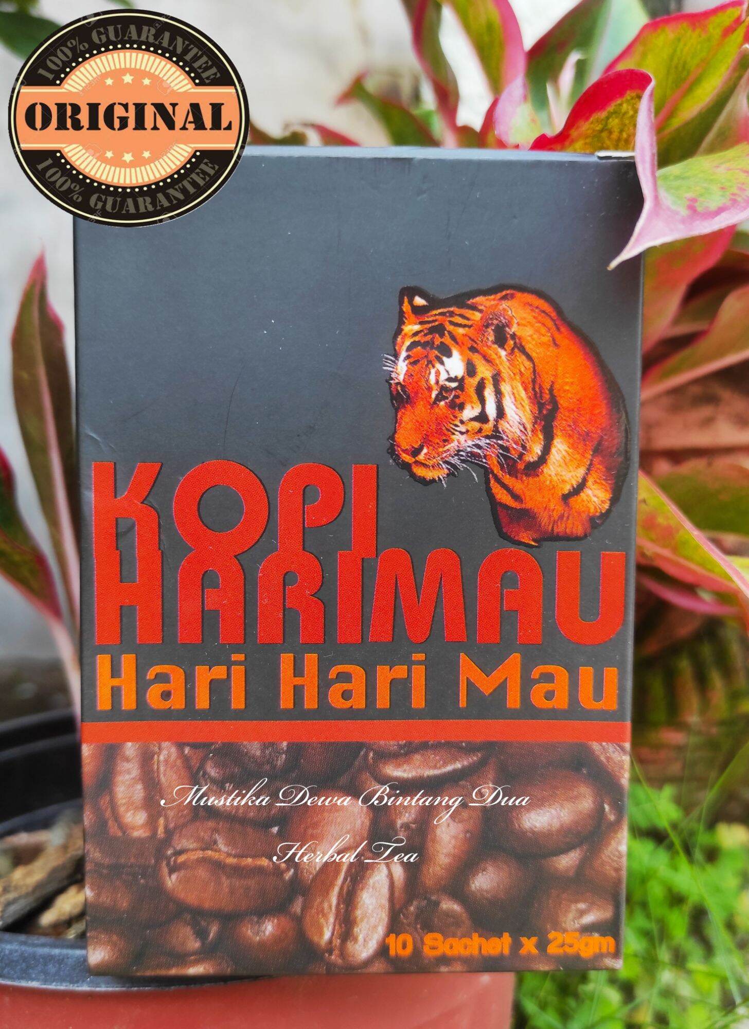 ORIGINAL KOPI HARIMAU Hari Hari Mau Coffee 1Box 10Sachet Lazada PH