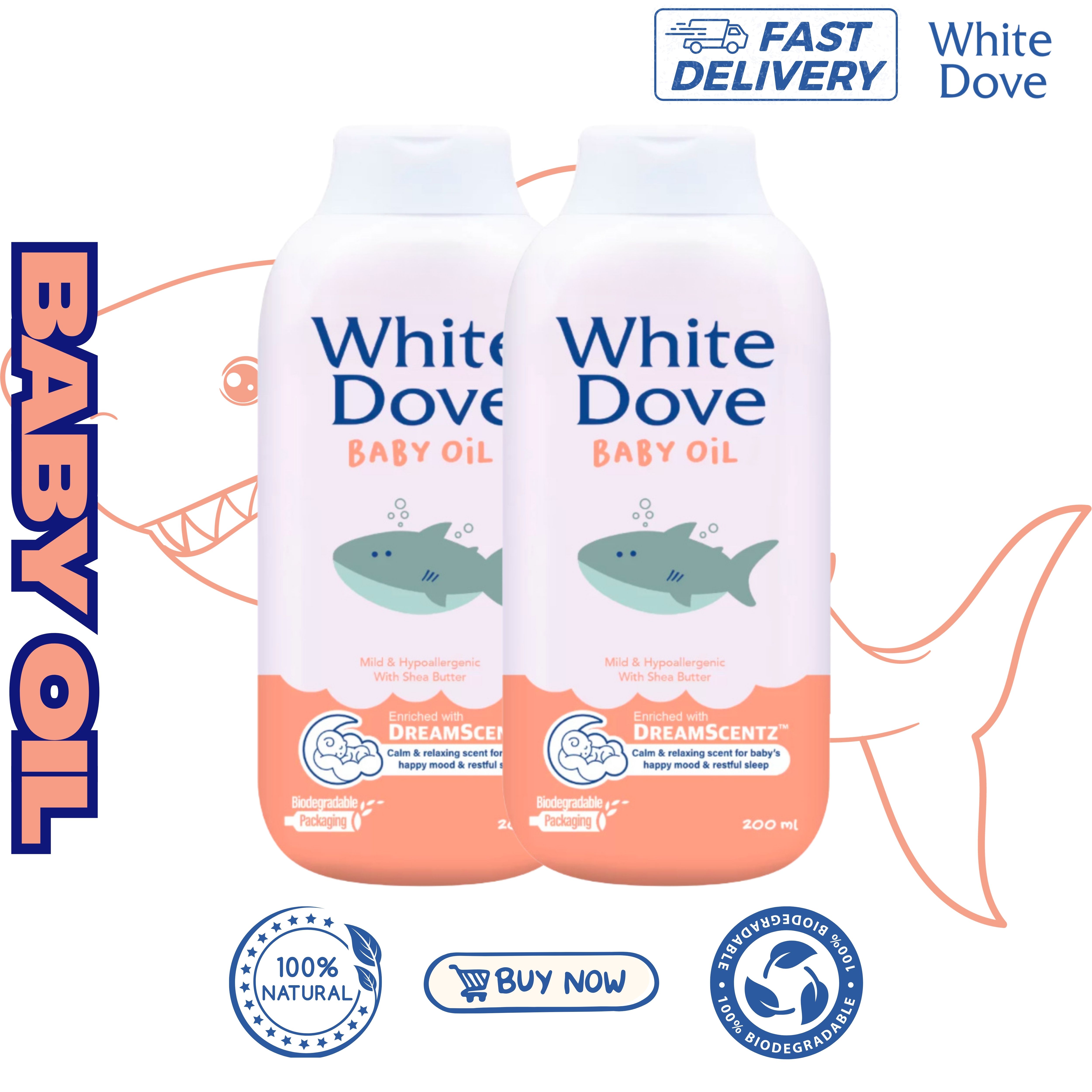 Personal Collection White Dove Baby Oil DreamScentz™ 100ml