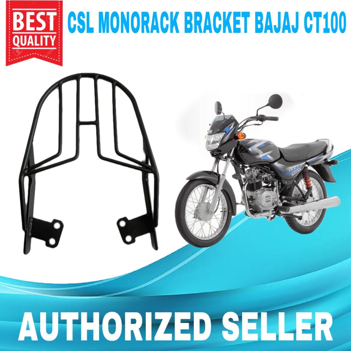 CSL Heavy Duty Monorack Bracket for Kawasaki Bajaj CT100 / CT 100