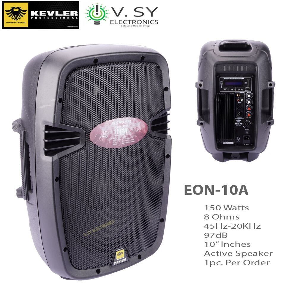 Kevler EON-10A 10" 150W Portable Speaker System with Bluetooth