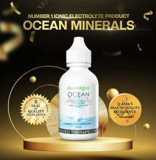 OCEAN MINERALS by Classique Herbs 60ml BIG bottle & 30ml Small bottle