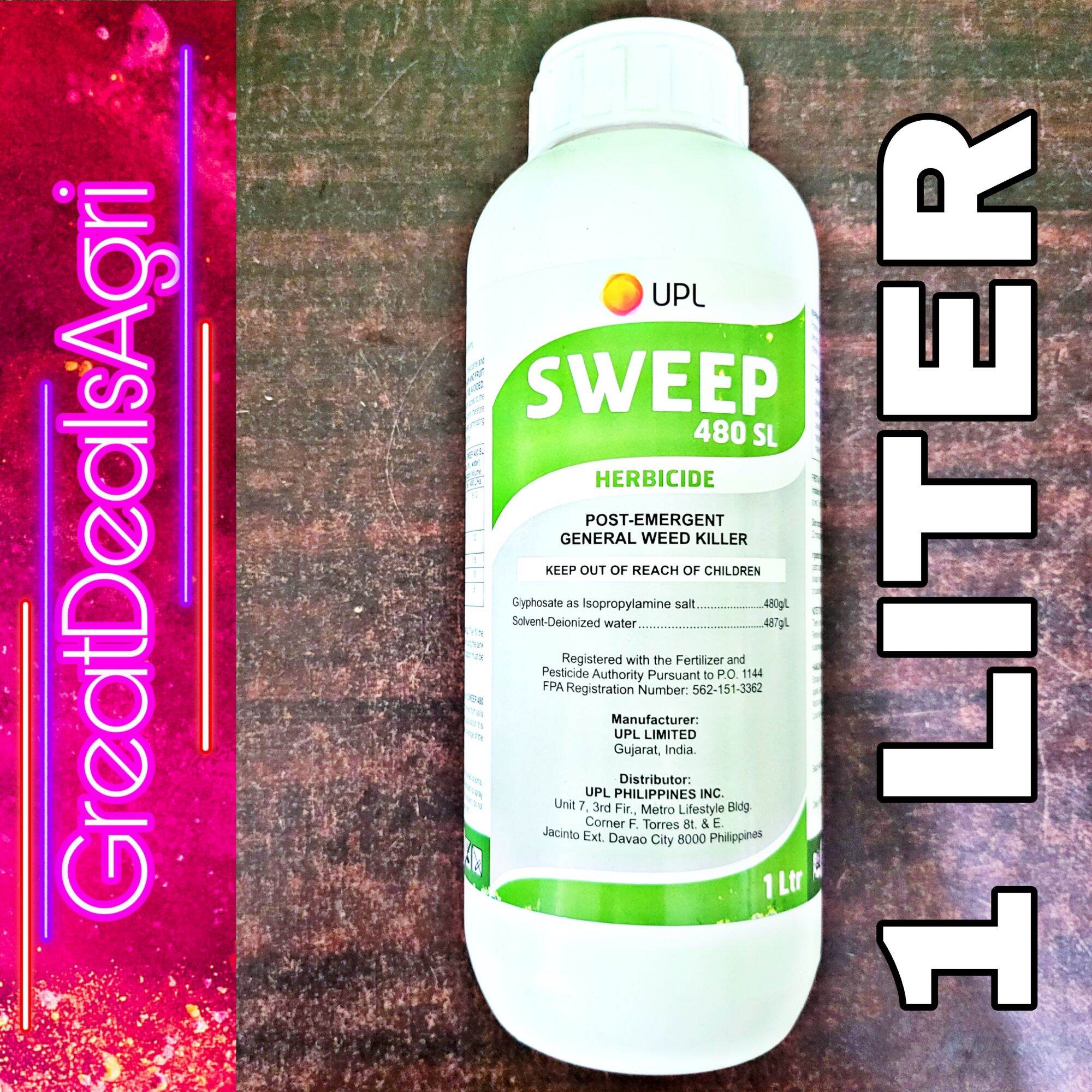 SWEEP 480 SL GLYPHOSATE HERBICIDE (1 LITER) by UPL | Lazada PH