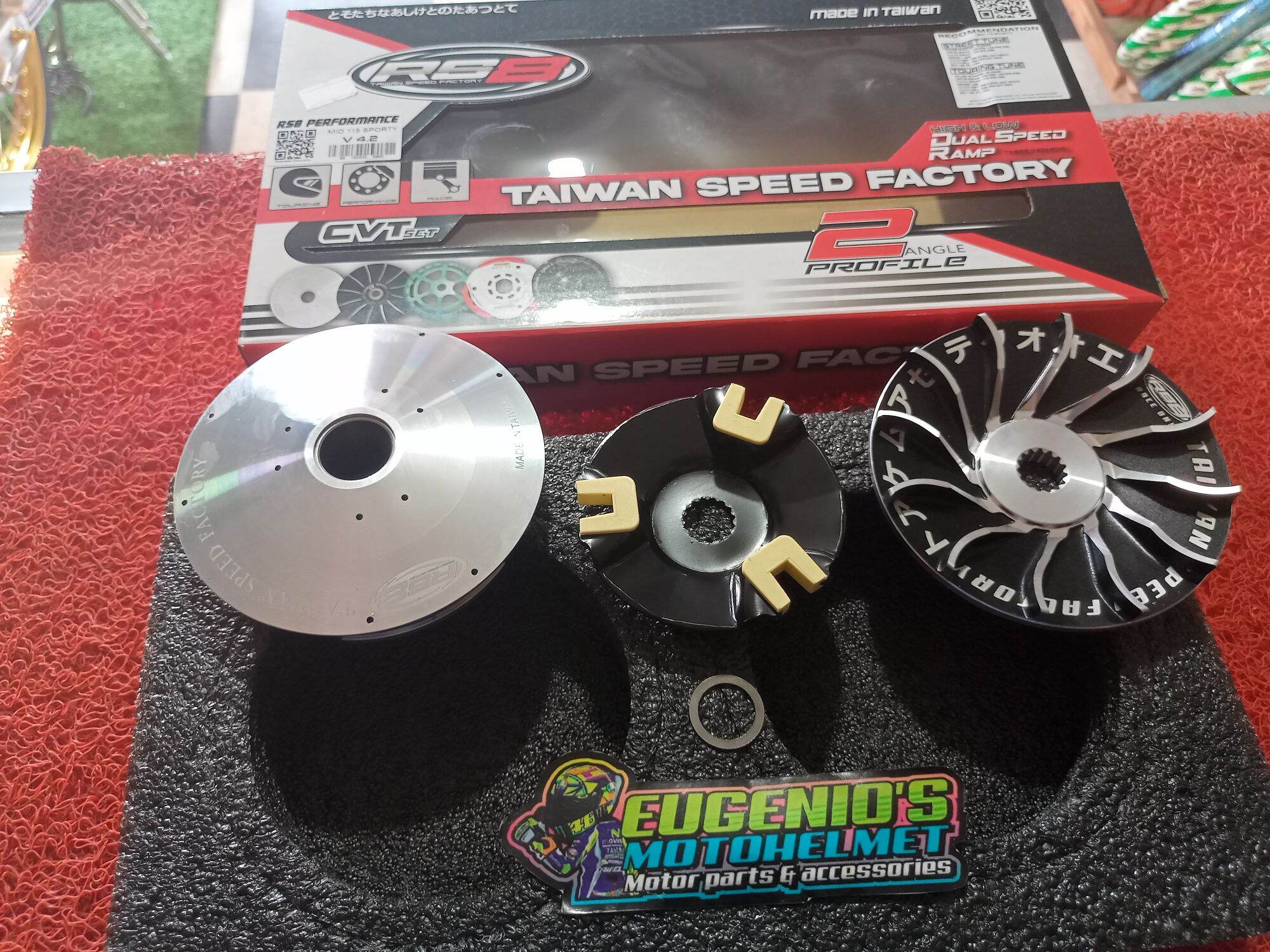 RS8 Pulley Set For MiO Sporty,Soulty,Fino,Nouvo