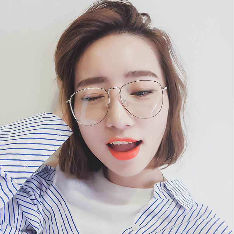 big korean glasses