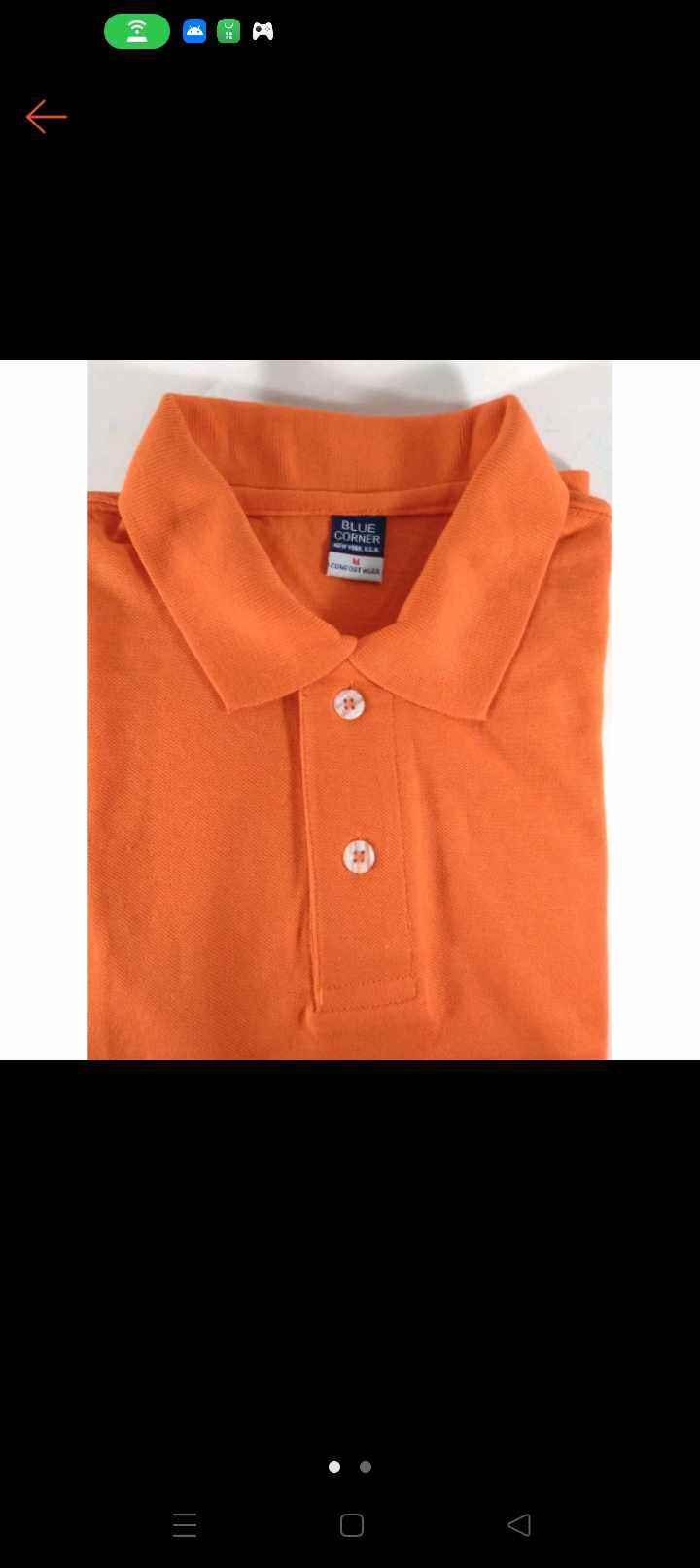 BLUE CORNER MEN'S POLO SHIRT ORIGINAL color of the year 2024 Apricot