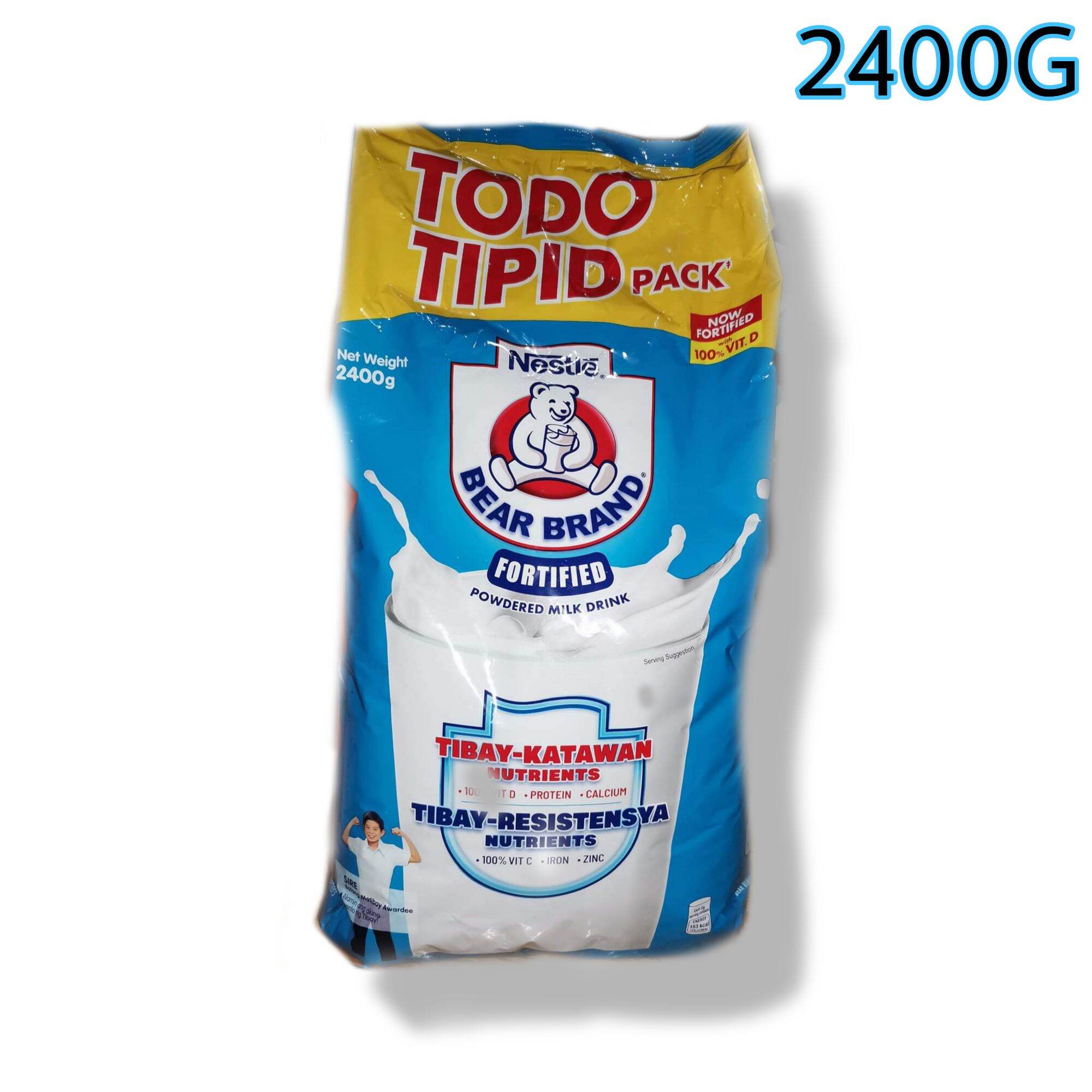 Nestle bear brand fortified powdered milk drink 2400g | Lazada