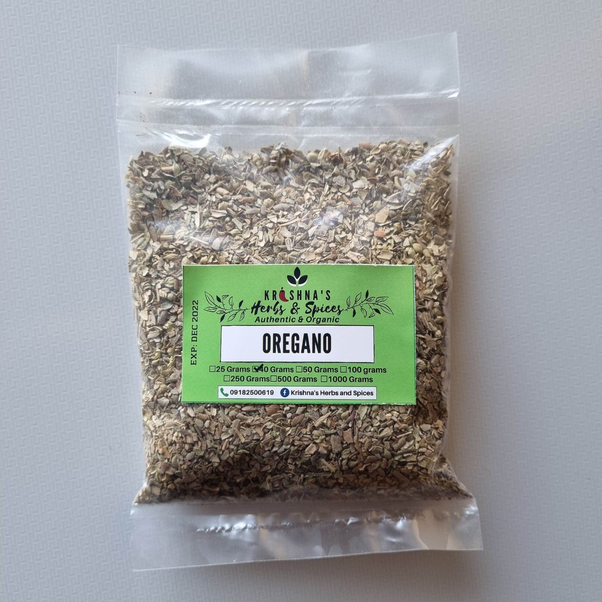 Authentic Dried oregano 40 grams Lazada PH