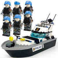   Jie Star|Military Ships SWAT Patrol Boat Building Blocks