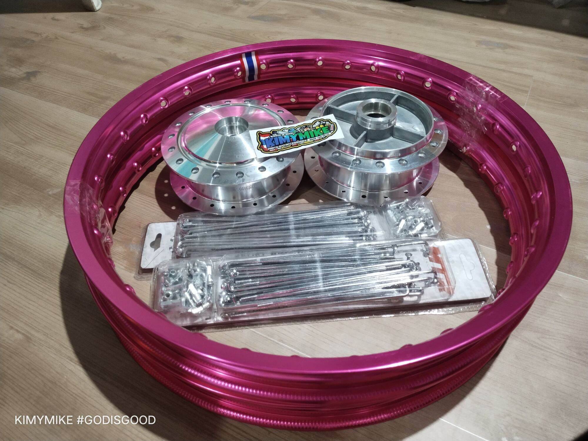 rim set for smash 115 drum type front and rear 17 size | Lazada PH