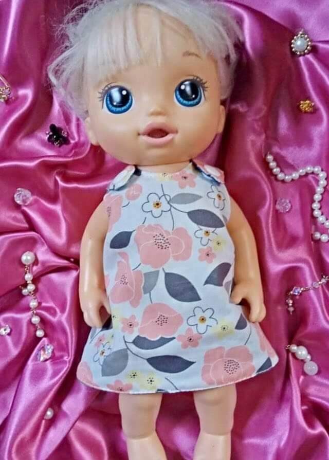 Baby Alive Clothes/Baby Alive Reversible Dress ( Doll not Included