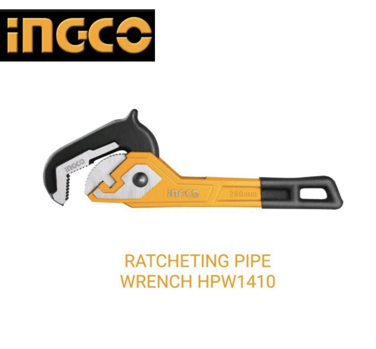 INGCO ORIGINAL RATCHETING PIPE WRENCH HPW1410 Lazada PH
