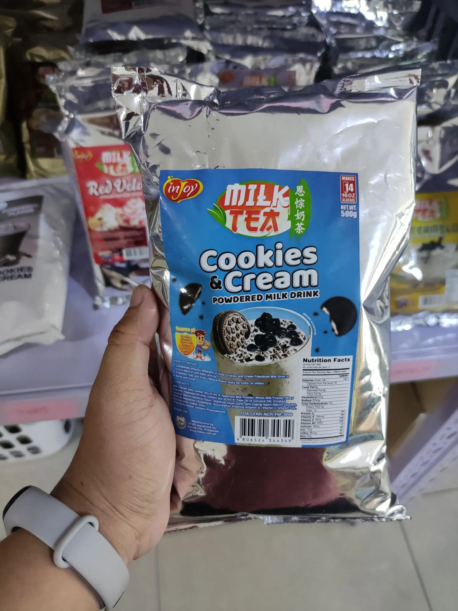 INJOY Cookies & Cream Milktea 500G