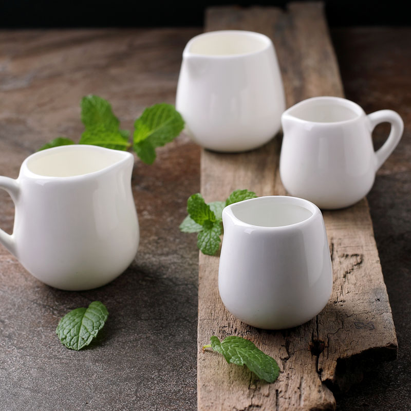 Buy Wholesale China Design Mini Single Handle Ceramic Milk Pot