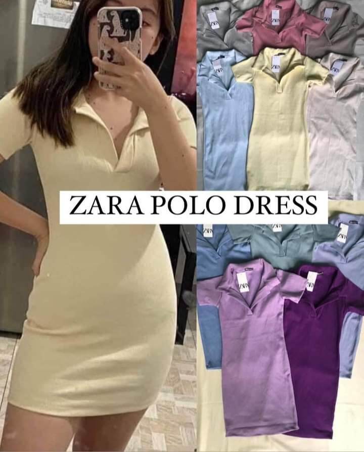 zara polo dress