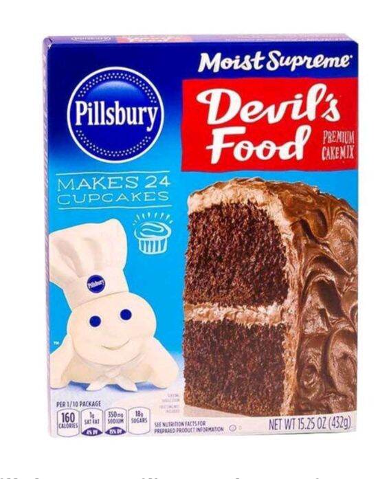 Pillsbury Moist Supreme Devil S Food Premium Cake Mix 432g Lazada Ph