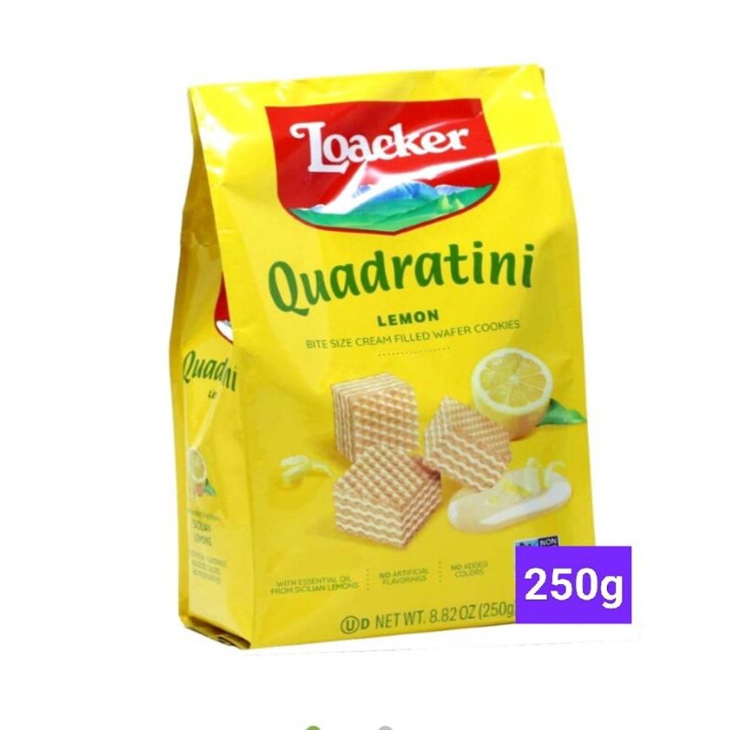 Loacker Quadratini Lemon Wafer 250g Lazada PH