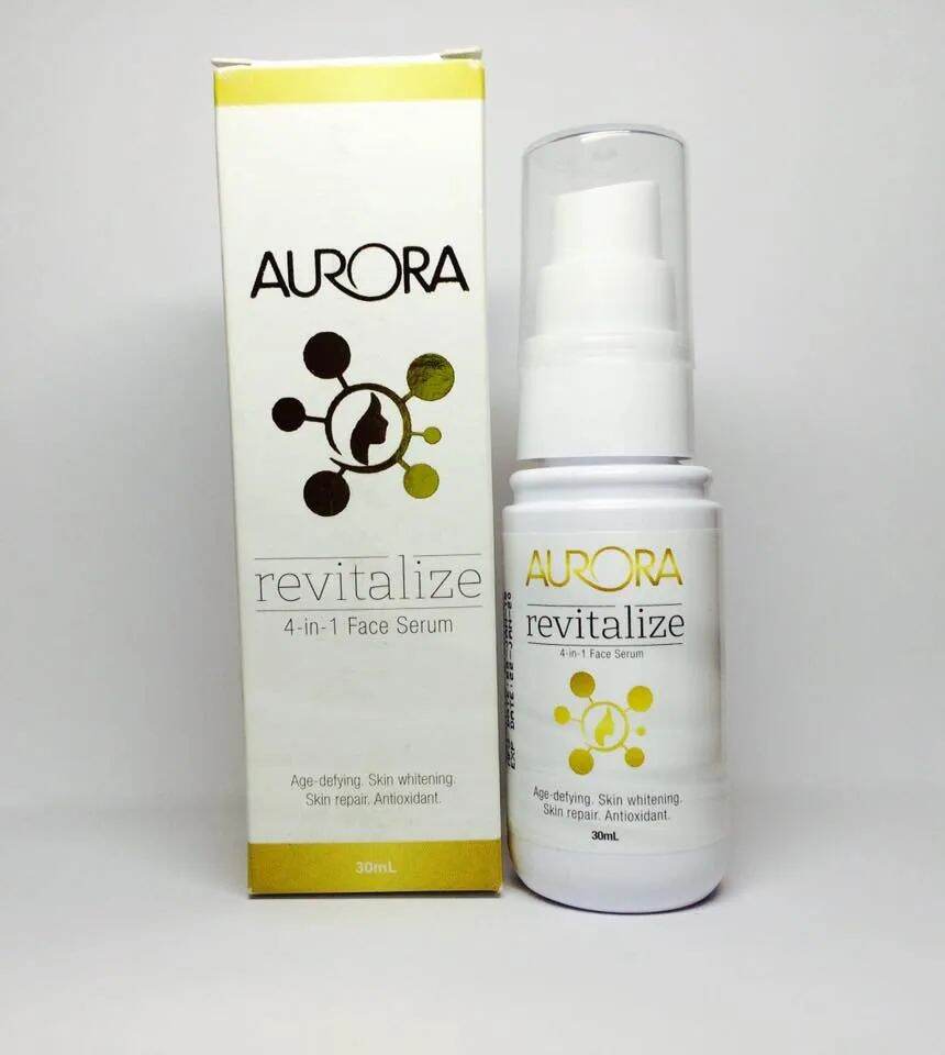 Original Aurora Revitalize 4 in 1 Face Serum 30ml by iFern Lazada PH
