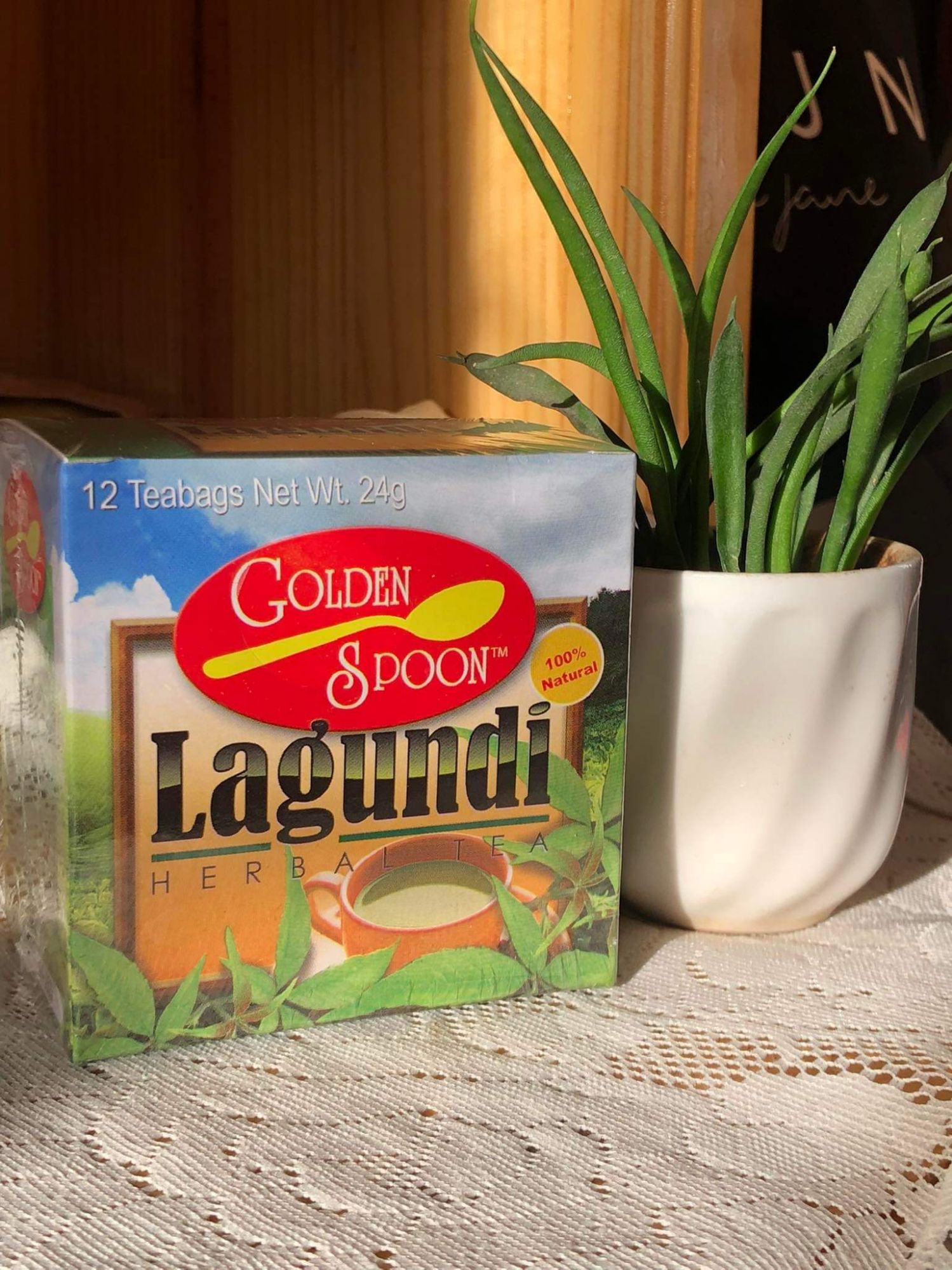 Lagundi herbal tea golden spoon /pampalakas ng baga / For asthma and