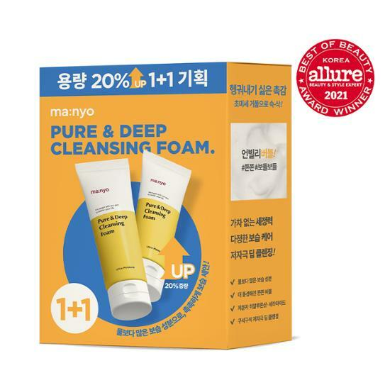 MANYO FACTORY Pure & Deep Cleansing Foam 120ml+120ml Lazada PH