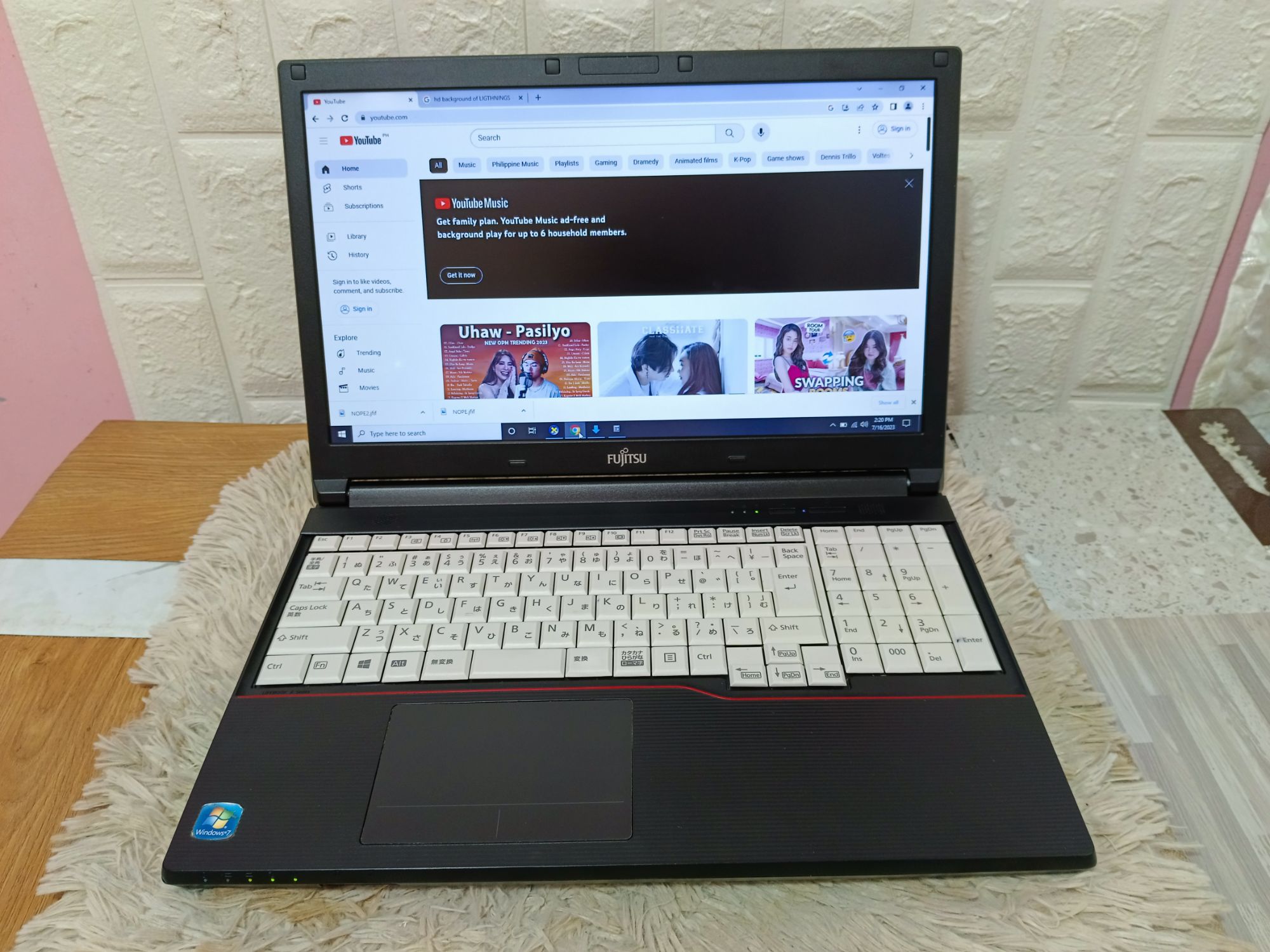 オススメ]FUJITSU Notebook LIFEBOOK A744 Core i5 4GB 新品SSD120GB