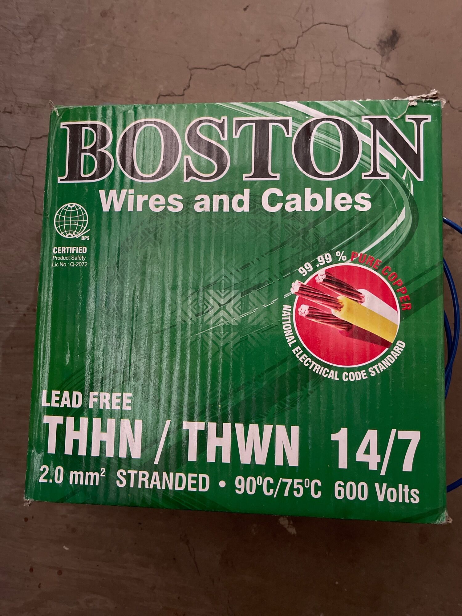Per meters!! Original quality Boston Thhn/Thwn stranded wire | Lazada PH