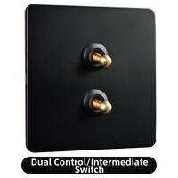 BaldeVance | Retro Industrial Style Brass Switch Panel Socket