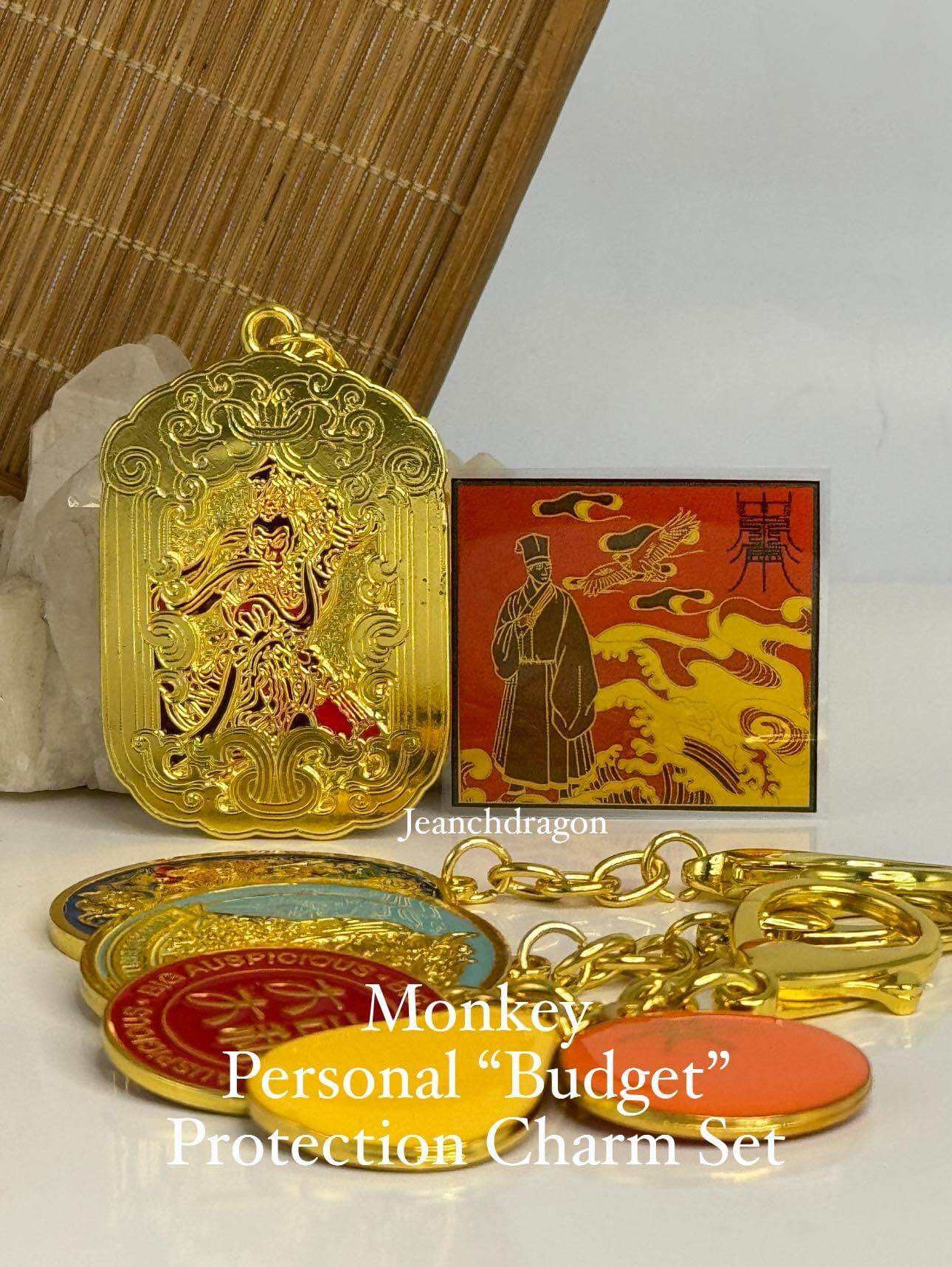 Feng Shui Monkey 2024 Personal Budget Protection Charm Set Lazada PH