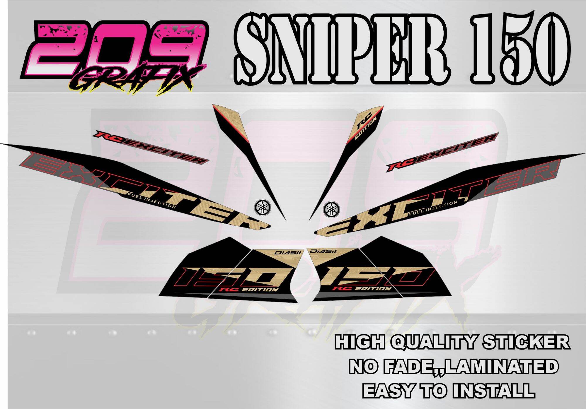 Yamaha Sniper 150 Decals Sticker Lazada Ph