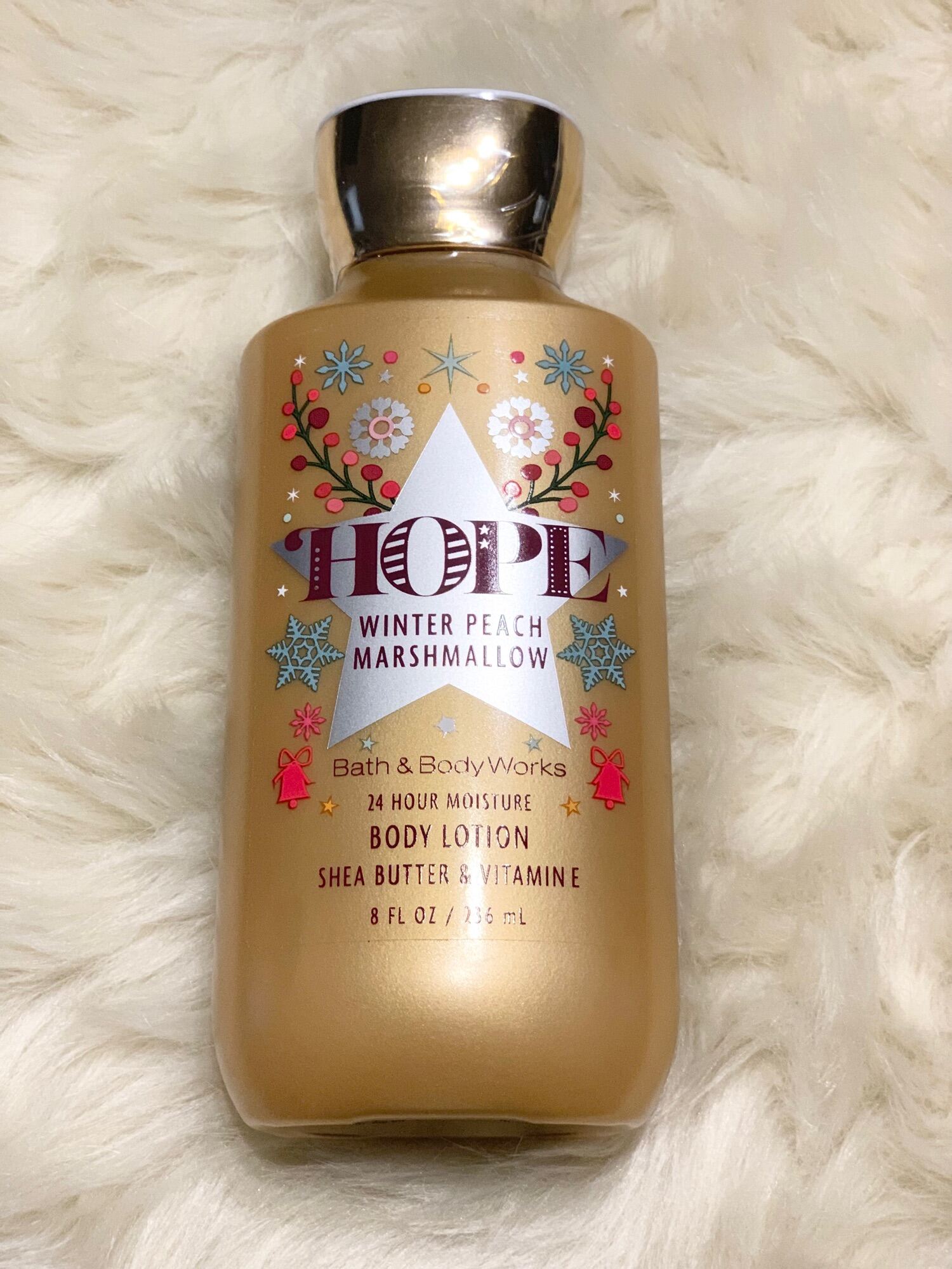Bath & Body Works Hope Winter Peach Marshmallow Body Lotion 236ml
