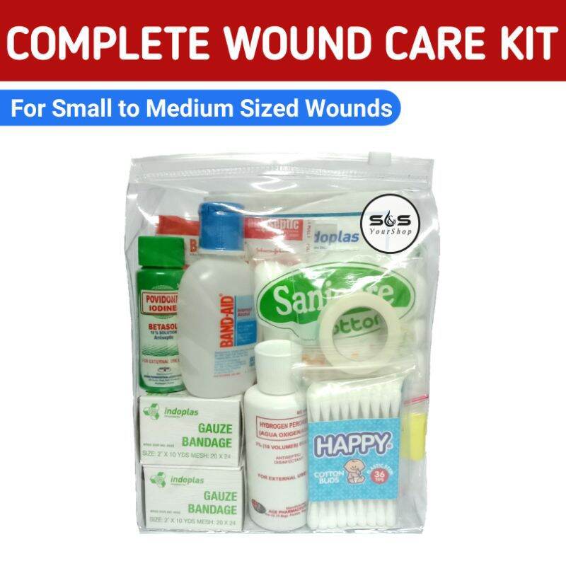 Complete Wound Care Kit, Outdoor Indoor Emergency Kit, Wound Management