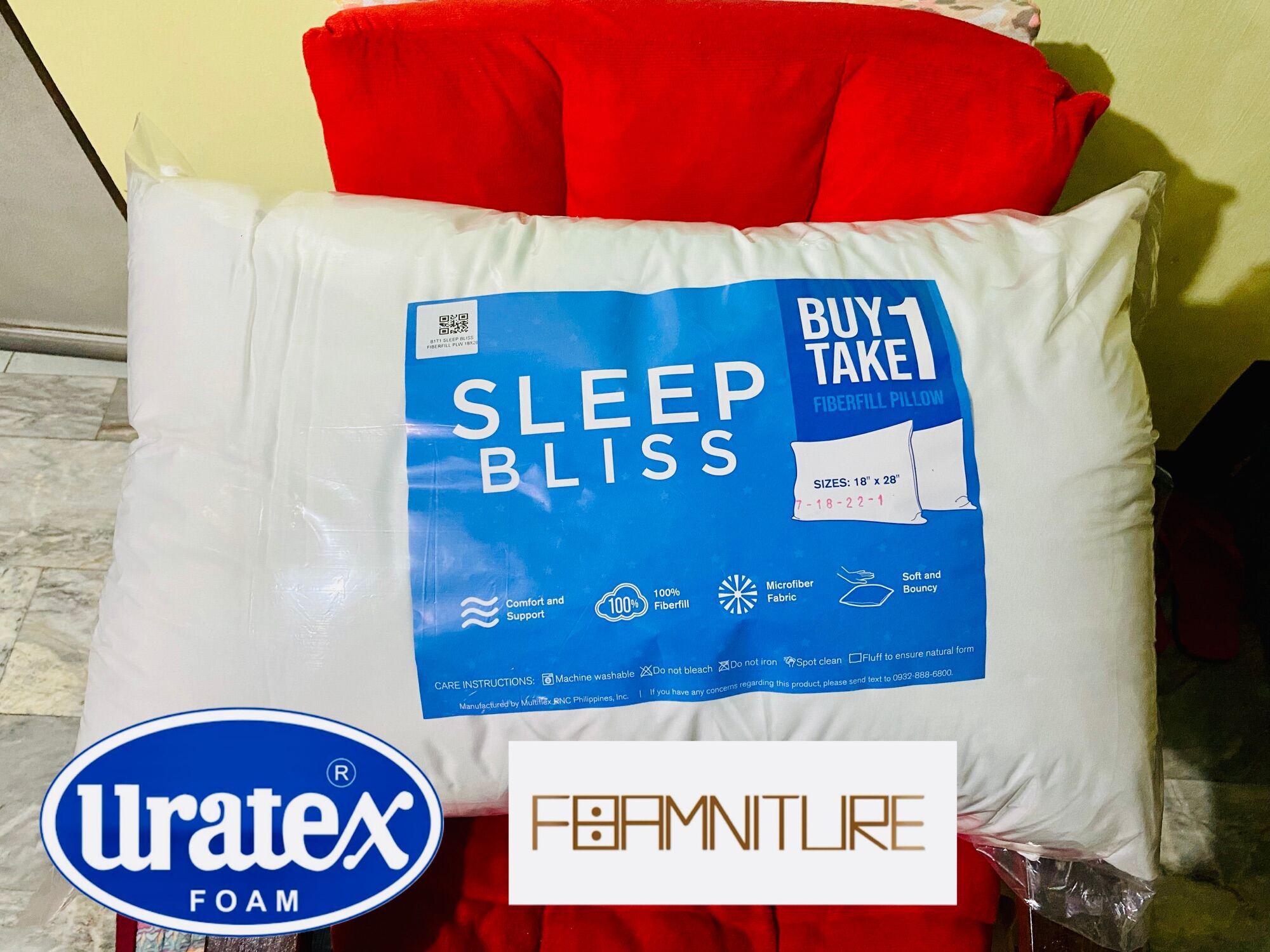 URATEX PILLOWS BUY 1 TAKE 1 Lazada PH