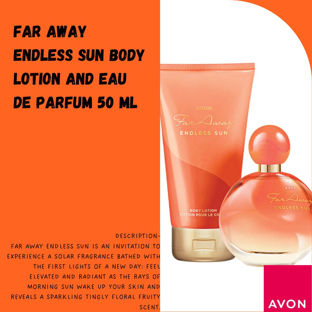 Avon Far Away Endless Sun EDP 50ml, New Perfume from Far Away Collection
