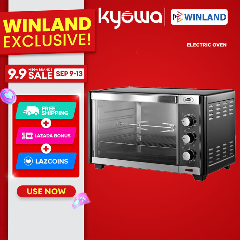 Winland KW-3330 Stainless Steel Electric Oven, 28L Capacity