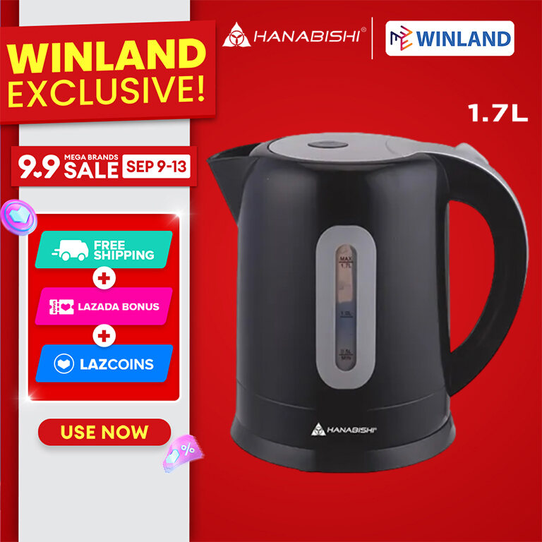 Hanabishi 1.7L Electric Kettle HWK-117GS